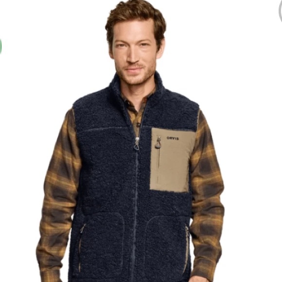 Orvis Sherpa Fleece Vest Medium - Picture 7 of 10